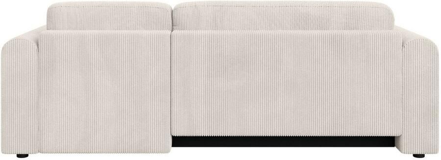 INOSIGN Hoekbank Zacharia optioneel slaapbank met opbergruimte B D H 250 166 86 cm L-vorm met golfondersteuning recamière aan beide zijden te monteren - Foto 13