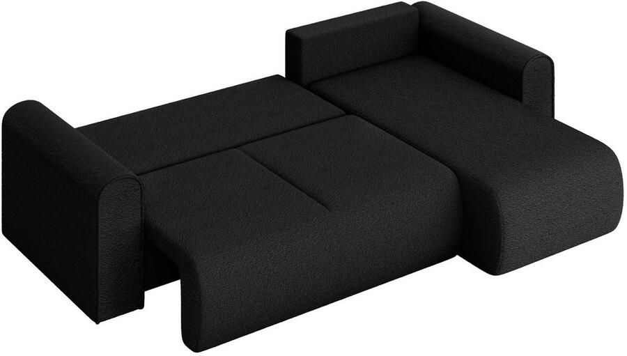 INOSIGN Hoekbank Zacharia optioneel slaapbank met opbergruimte B D H 250 166 86 cm L-vorm met golfondersteuning recamière aan beide zijden te monteren - Foto 7
