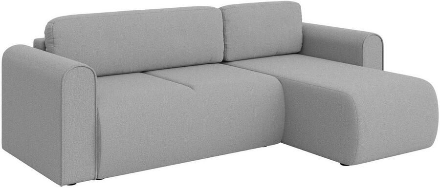 INOSIGN Hoekbank Zacharia optioneel slaapbank met opbergruimte B D H 250 166 86 cm L-vorm met golfondersteuning recamière aan beide zijden te monteren - Foto 6