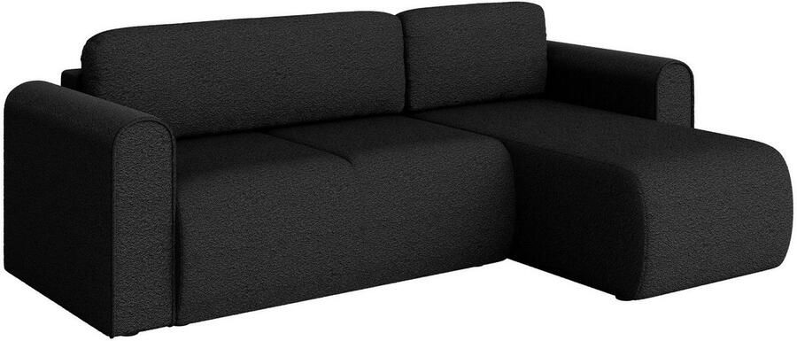 INOSIGN Hoekbank Zacharia optioneel slaapbank met opbergruimte B D H 250 166 86 cm L-vorm met golfondersteuning recamière aan beide zijden te monteren - Foto 6