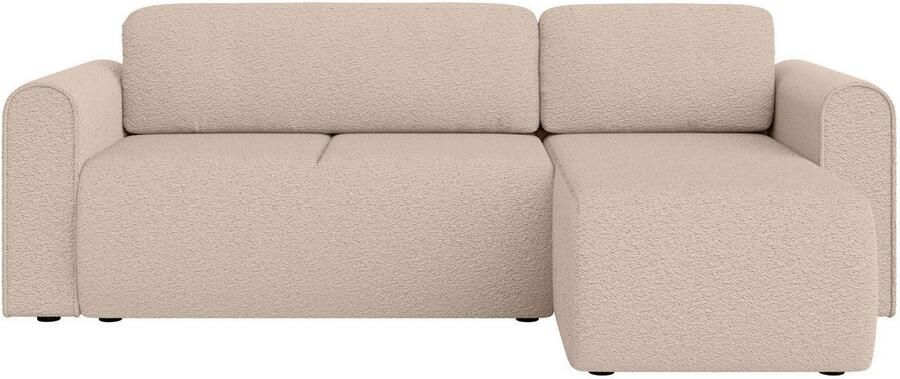 INOSIGN Hoekbank Zacharia optioneel slaapbank met opbergruimte B D H 250 166 86 cm L-vorm met golfondersteuning recamière aan beide zijden te monteren - Foto 11