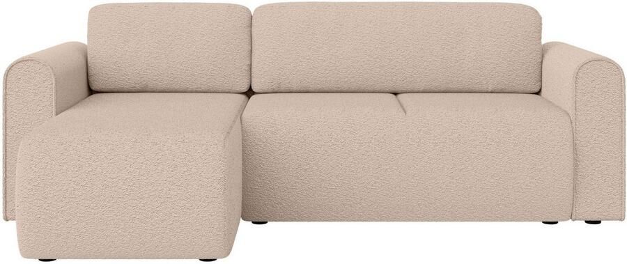 INOSIGN Hoekbank Zacharia optioneel slaapbank met opbergruimte B D H 250 166 86 cm L-vorm met golfondersteuning recamière aan beide zijden te monteren - Foto 12