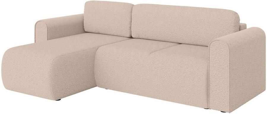 INOSIGN Hoekbank Zacharia optioneel slaapbank met opbergruimte B D H 250 166 86 cm L-vorm met golfondersteuning recamière aan beide zijden te monteren - Foto 10