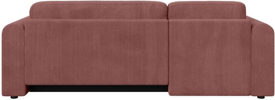 INOSIGN Hoekbank Zacharia optioneel slaapbank met opbergruimte B D H 250 166 86 cm L-vorm met golfondersteuning recamière aan beide zijden te monteren - Foto 13