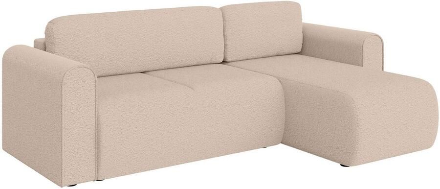 INOSIGN Hoekbank Zacharia optioneel slaapbank met opbergruimte B D H 250 166 86 cm L-vorm met golfondersteuning recamière aan beide zijden te monteren - Foto 9