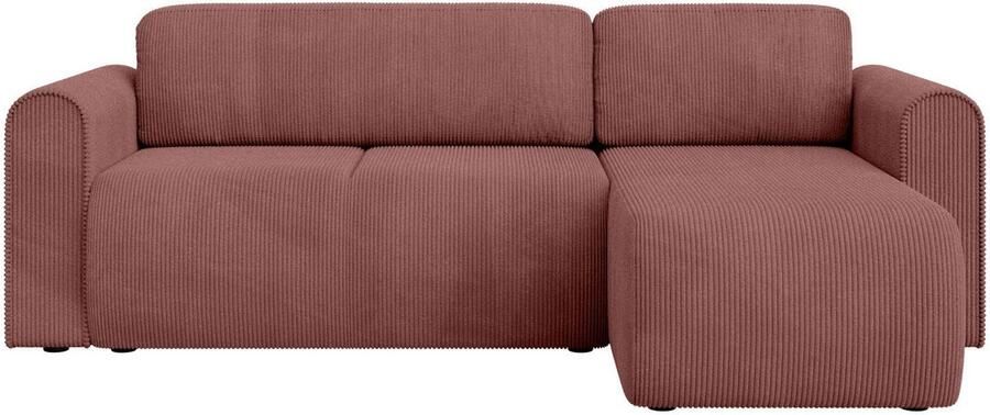 INOSIGN Hoekbank Zacharia optioneel slaapbank met opbergruimte B D H 250 166 86 cm L-vorm met golfondersteuning recamière aan beide zijden te monteren - Foto 8