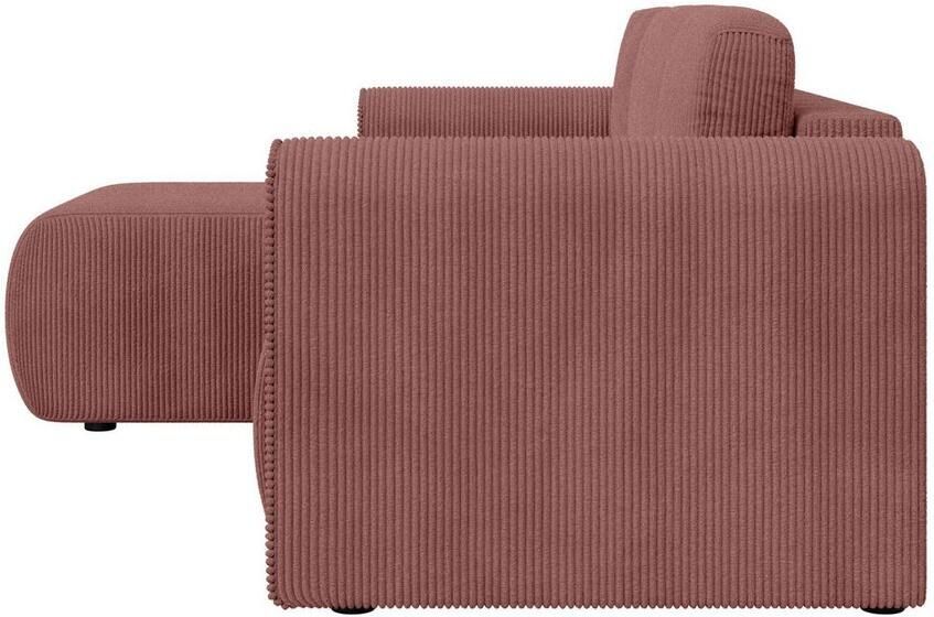 INOSIGN Hoekbank Zacharia optioneel slaapbank met opbergruimte B D H 250 166 86 cm L-vorm met golfondersteuning recamière aan beide zijden te monteren - Foto 4