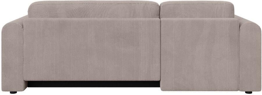 INOSIGN Hoekbank Zacharia optioneel slaapbank met opbergruimte B D H 250 166 86 cm L-vorm met golfondersteuning recamière aan beide zijden te monteren - Foto 14