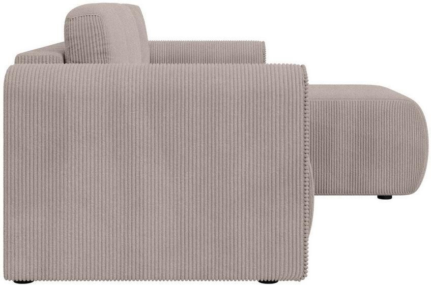 INOSIGN Hoekbank Zacharia optioneel slaapbank met opbergruimte B D H 250 166 86 cm L-vorm met golfondersteuning recamière aan beide zijden te monteren - Foto 3