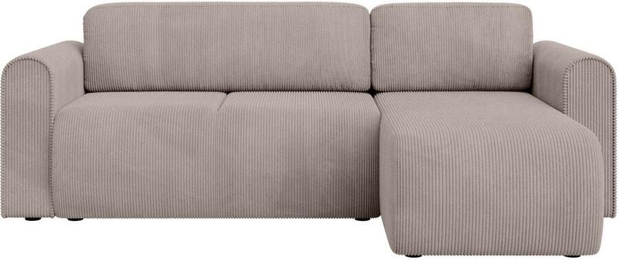 INOSIGN Hoekbank Zacharia optioneel slaapbank met opbergruimte B D H 250 166 86 cm L-vorm met golfondersteuning recamière aan beide zijden te monteren - Foto 12