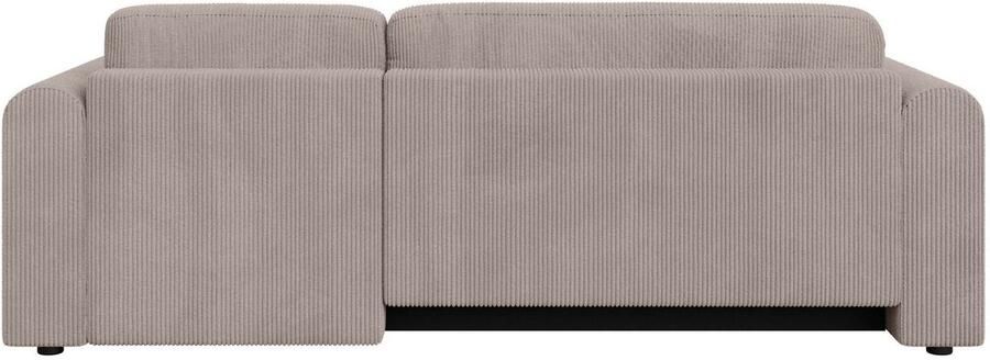 INOSIGN Hoekbank Zacharia optioneel slaapbank met opbergruimte B D H 250 166 86 cm L-vorm met golfondersteuning recamière aan beide zijden te monteren - Foto 13