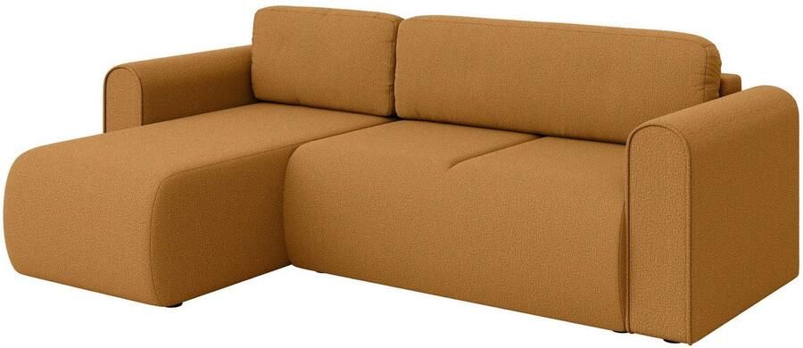 INOSIGN Hoekbank Zacharia optioneel slaapbank met opbergruimte B D H 250 166 86 cm L-vorm met golfondersteuning recamière aan beide zijden te monteren - Foto 5