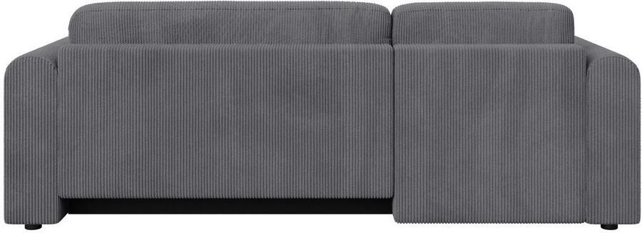 INOSIGN Hoekbank Zacharia optioneel slaapbank met opbergruimte B D H 250 166 86 cm L-vorm met golfondersteuning recamière aan beide zijden te monteren - Foto 13