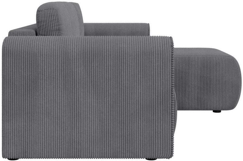 INOSIGN Hoekbank Zacharia optioneel slaapbank met opbergruimte B D H 250 166 86 cm L-vorm met golfondersteuning recamière aan beide zijden te monteren - Foto 3