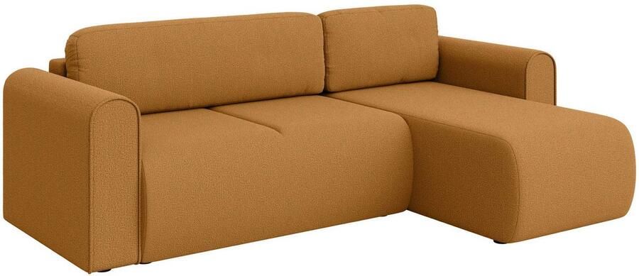 INOSIGN Hoekbank Zacharia optioneel slaapbank met opbergruimte B D H 250 166 86 cm L-vorm met golfondersteuning recamière aan beide zijden te monteren - Foto 6