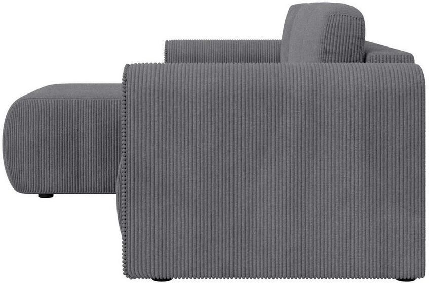 INOSIGN Hoekbank Zacharia optioneel slaapbank met opbergruimte B D H 250 166 86 cm L-vorm met golfondersteuning recamière aan beide zijden te monteren - Foto 4
