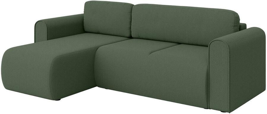 INOSIGN Hoekbank Zacharia optioneel slaapbank met opbergruimte B D H 250 166 86 cm L-vorm met golfondersteuning recamière aan beide zijden te monteren - Foto 6