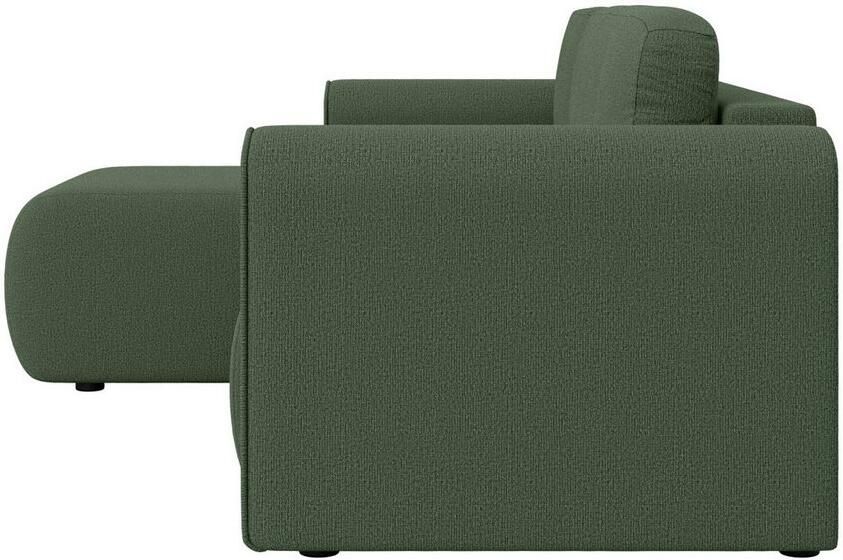 INOSIGN Hoekbank Zacharia optioneel slaapbank met opbergruimte B D H 250 166 86 cm L-vorm met golfondersteuning recamière aan beide zijden te monteren - Foto 4