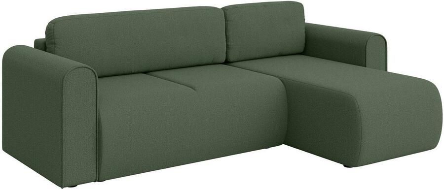 INOSIGN Hoekbank Zacharia optioneel slaapbank met opbergruimte B D H 250 166 86 cm L-vorm met golfondersteuning recamière aan beide zijden te monteren - Foto 5