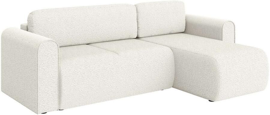 INOSIGN Hoekbank Zacharia optioneel slaapbank met opbergruimte B D H 250 166 86 cm L-vorm met golfondersteuning recamière aan beide zijden te monteren - Foto 8