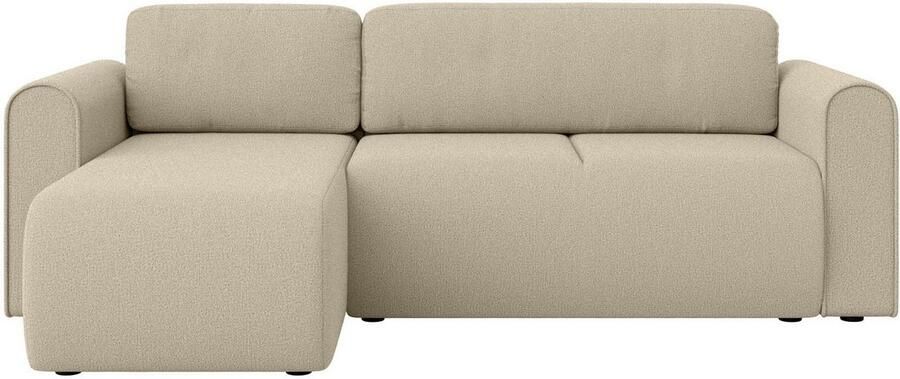 INOSIGN Hoekbank Zacharia optioneel slaapbank met opbergruimte B D H 250 166 86 cm L-vorm met golfondersteuning recamière aan beide zijden te monteren - Foto 7