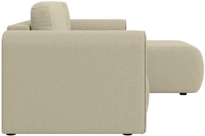 INOSIGN Hoekbank Zacharia optioneel slaapbank met opbergruimte B D H 250 166 86 cm L-vorm met golfondersteuning recamière aan beide zijden te monteren - Foto 4