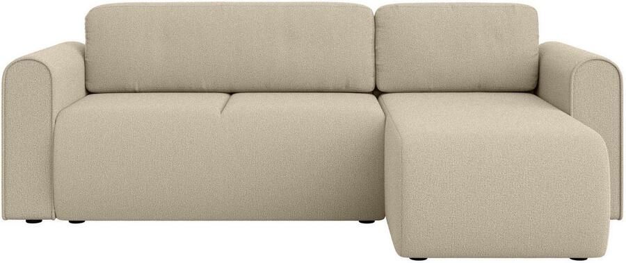 INOSIGN Hoekbank Zacharia optioneel slaapbank met opbergruimte B D H 250 166 86 cm L-vorm met golfondersteuning recamière aan beide zijden te monteren - Foto 8