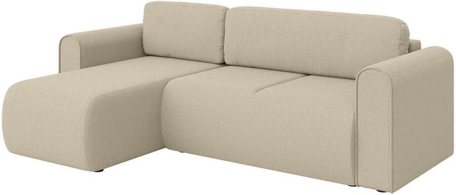 INOSIGN Hoekbank Zacharia optioneel slaapbank met opbergruimte B D H 250 166 86 cm L-vorm met golfondersteuning recamière aan beide zijden te monteren - Foto 6