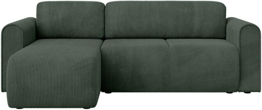 INOSIGN Hoekbank Zacharia optioneel slaapbank met opbergruimte B D H 250 166 86 cm L-vorm met golfondersteuning recamière aan beide zijden te monteren - Foto 11