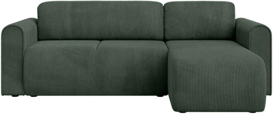 INOSIGN Hoekbank Zacharia optioneel slaapbank met opbergruimte B D H 250 166 86 cm L-vorm met golfondersteuning recamière aan beide zijden te monteren - Foto 12