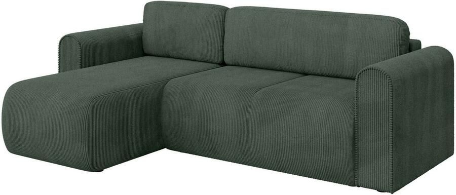 INOSIGN Hoekbank Zacharia optioneel slaapbank met opbergruimte B D H 250 166 86 cm L-vorm met golfondersteuning recamière aan beide zijden te monteren - Foto 10