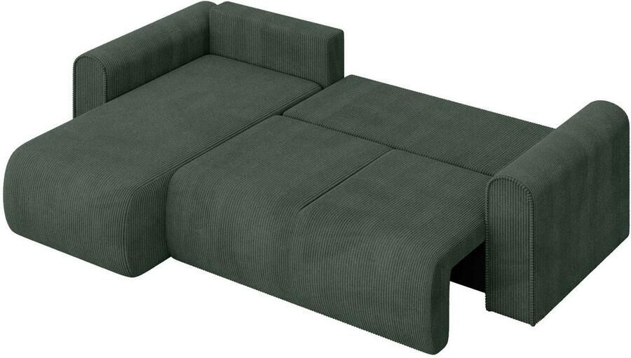 INOSIGN Hoekbank Zacharia optioneel slaapbank met opbergruimte B D H 250 166 86 cm L-vorm met golfondersteuning recamière aan beide zijden te monteren - Foto 6
