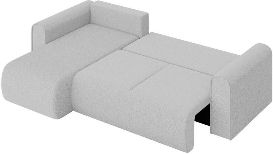 INOSIGN Hoekbank Zacharia optioneel slaapbank met opbergruimte B D H 250 166 86 cm L-vorm met golfondersteuning recamière aan beide zijden te monteren - Foto 8