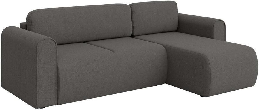 INOSIGN Hoekbank Zacharia optioneel slaapbank met opbergruimte B D H 250 166 86 cm L-vorm met golfondersteuning recamière aan beide zijden te monteren - Foto 9