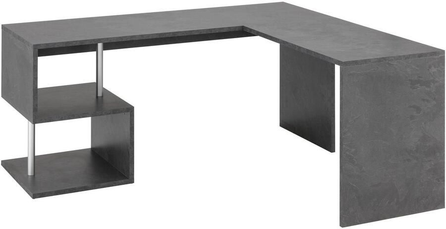 INOSIGN Hoekbureau Esse Bureau in modern design met of zonder monitorsteun breedte 180 160 cm made in italy - Foto 6