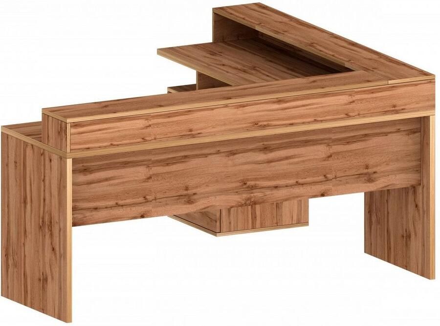 INOSIGN Hoekbureau New Selina Bureau lades met of zonder monitorsteun B 180 160 cm