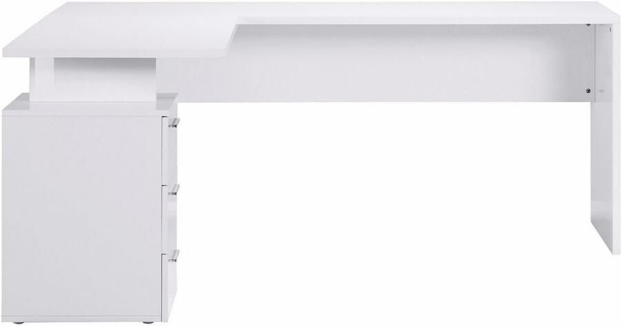 INOSIGN Hoekbureau New Selina Bureau lades met of zonder monitorsteun B 180 160 cm - Foto 4