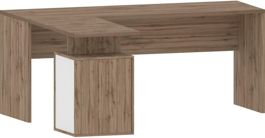 INOSIGN Hoekbureau New Selina Bureau lades met of zonder monitorsteun B 180 160 cm - Foto 7
