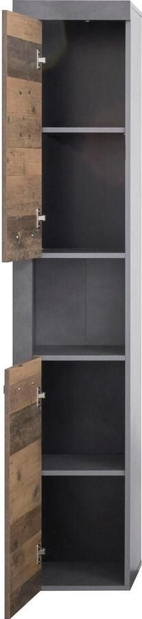 INOSIGN Hoge kast Ilana Badkamerkast in moderne industriële stijl afmetingen (B D H) 36 31 184 cm - Foto 7