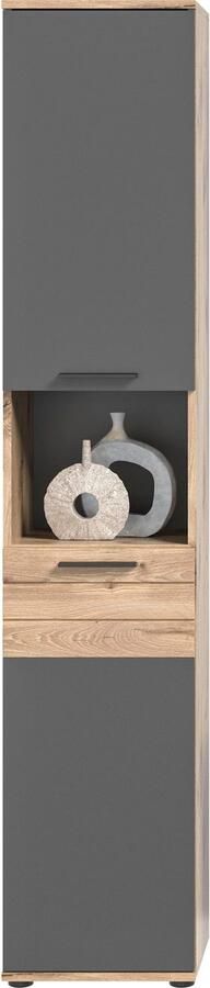 INOSIGN Hoge kast Riga Breedte 37 cm 2 deuren (deurscharnier verwisselbaar) 1 open vak - Foto 6