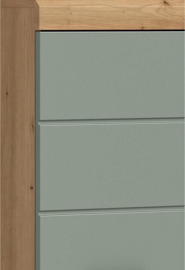 INOSIGN Onderkast Siena breedte 37 cm 1 deur 1 lade 2 vakken MDF-front in verschillende kleuren verkrijgbaar badkamermeubels badkamerkast commode badkamer (1 stuk) - Foto 5