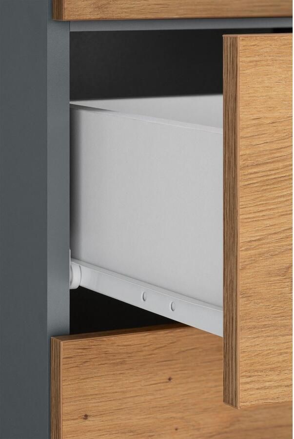 INOSIGN Hoge kast Skara 3 verstelbare planken achter de deuren breedte 38 cm hoogte 18 cm - Foto 6