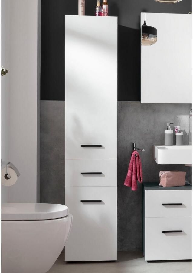 INOSIGN Hoge kast Skara 3 verstelbare planken achter de deuren breedte 38 cm hoogte 18 cm - Foto 2