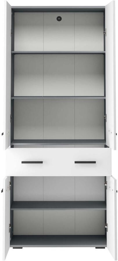 INOSIGN Hoge kast Skara met drie verstelbare legplanken - Foto 3