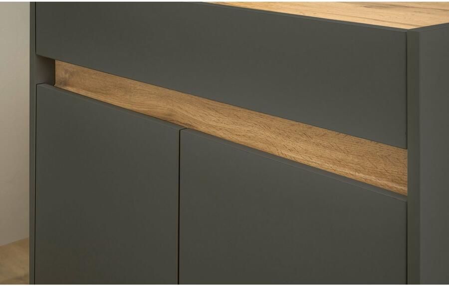 INOSIGN Kantoormeubelset CITY GiRON modern design Thuiswerk Kantoor in twee kleuren Wotan Eik (set 3-delig) - Foto 5