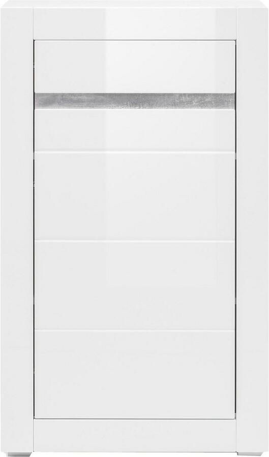 INOSIGN Kast Carat Breedte 66 cm front in wit en betonlook inbegrepen - Foto 5