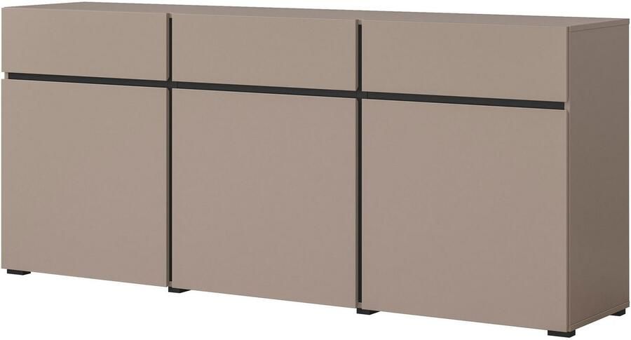 INOSIGN Kast Cross breedte 180 cm moderne greeploze kast 3 deuren 3 laden - Foto 7