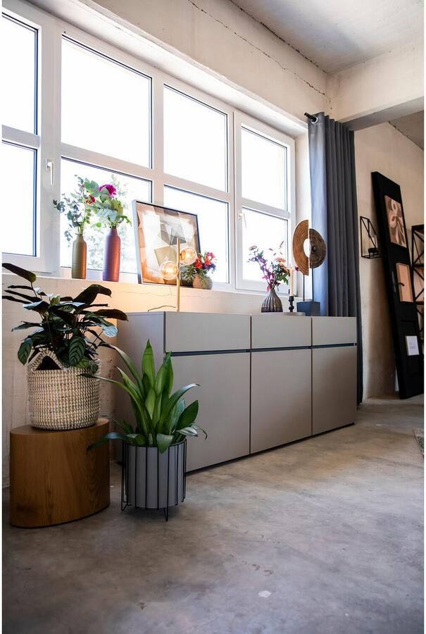 INOSIGN Kast Cross breedte 180 cm moderne greeploze kast 3 deuren 3 laden - Foto 3