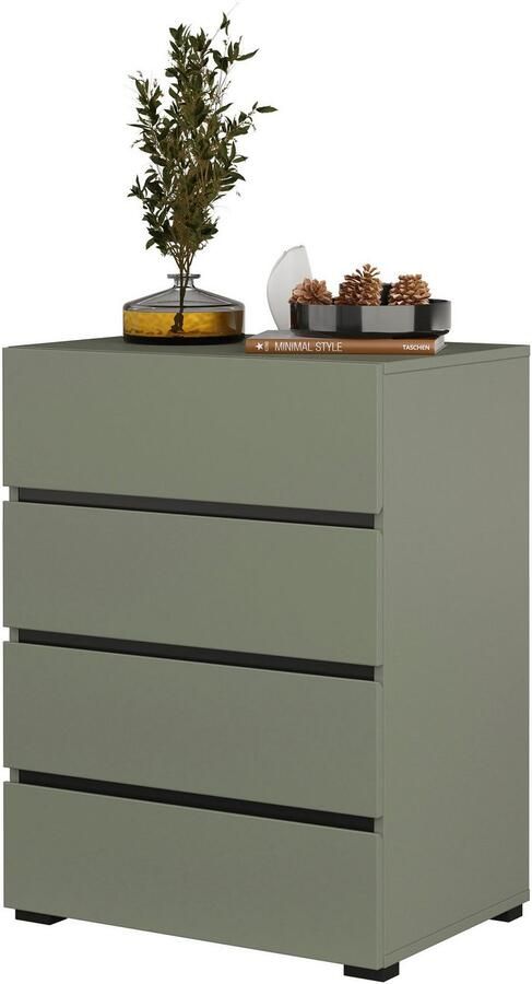 INOSIGN Kast Cross Breedte 60 cm moderne greeploze sideboard 4 lades - Foto 5
