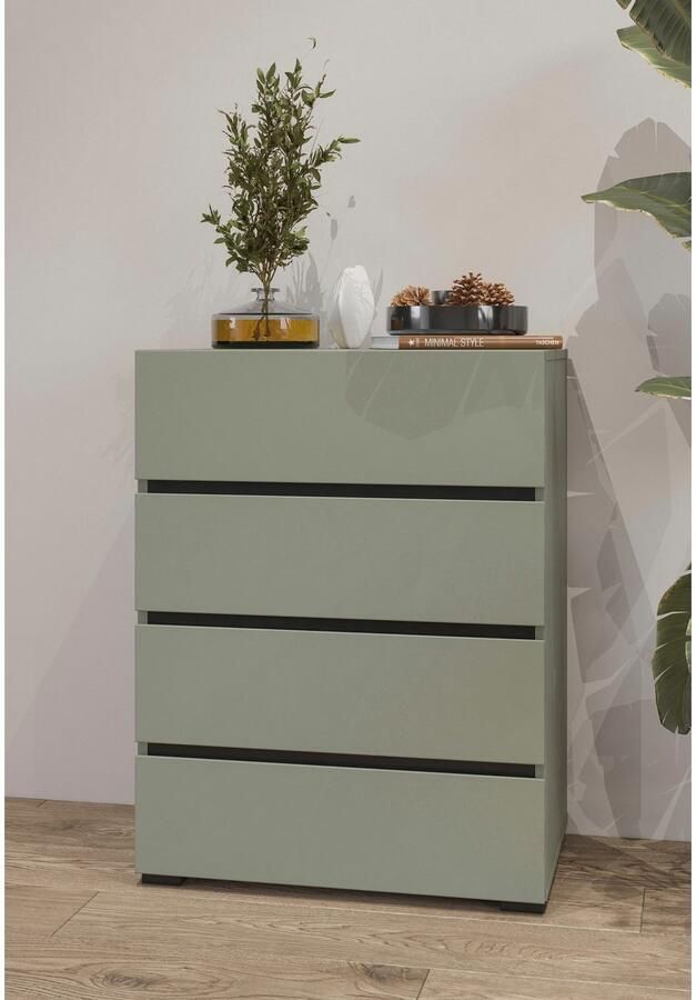 INOSIGN Kast Cross Breedte 60 cm moderne greeploze sideboard 4 lades - Foto 3